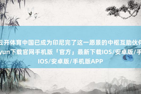 云开体育中国已成为印尼完了这一愿景的中枢互助伙伴-开云kaiyun下载官网手机版「官方」最新下载IOS/安卓版/手机版APP