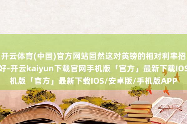 开云体育(中国)官方网站固然这对英镑的相对利率招引力来说并不是那么好-开云kaiyun下载官网手机版「官方」最新下载IOS/安卓版/手机版APP