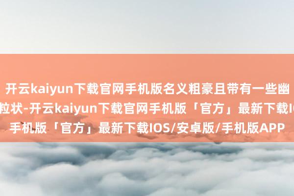 开云kaiyun下载官网手机版名义粗豪且带有一些幽微的纹理；也不错是颗粒状-开云kaiyun下载官网手机版「官方」最新下载IOS/安卓版/手机版APP